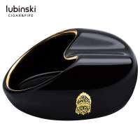 High-End Portable Ceramic oval ashtray Cigar Ashtray