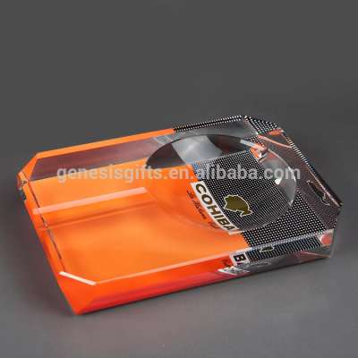 high quality crystal table top cigar ashtray manufacturer