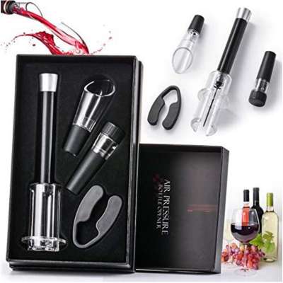 2020 hot Electric Red Wine Opener Air Pressure Stainless Steel Pin Type Bottle Pumps Corkscrew Cork Out Barware Tool